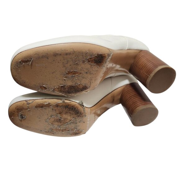 SANDRO Authentic off white Sacha boots/ Ankle Boots Size EU39/US8.5 - Picture 11 of 14